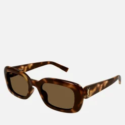 Sunglasses|Sunglasses|Dr. Martens Saint Laurent Square-Frame Monogram Acetate Sunglasses
