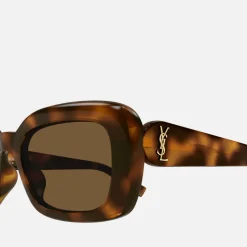 Sunglasses|Sunglasses|Dr. Martens Saint Laurent Square-Frame Monogram Acetate Sunglasses