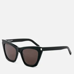 Sunglasses|Sunglasses|Saint Laurent Women's Kate Cateye Sunglasses - BLACK