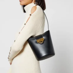 Bags|Dr. Martens Salvatore Ferragamo Trifolio Leather Bucket Bag