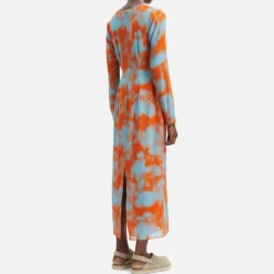 Dresses|Dresses|Ganni Samsøe Samsøe Alina Tie-Dye Chiffon Dress - S