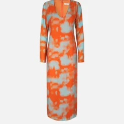 Dresses|Dresses|Ganni Samsøe Samsøe Alina Tie-Dye Chiffon Dress - S