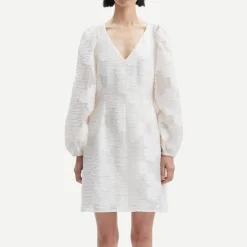 Dresses|Dresses|Samsøe Samsøe Anai Fil-Coupé Mini Dress - XS