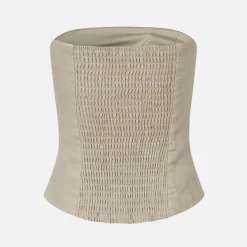 T-Shirts And Tops|ïn home Samsøe Samsøe Saelynn Linen Bandeau Top - L