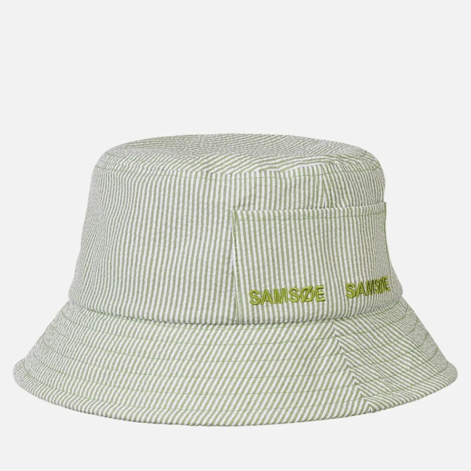Hats|Saint Laurent Samsøe Samsøe Safiffi Cotton-Blend Bucket Hat