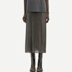 Skirts|Skirts|Samsøe Samsøe Sahannan Embellished Mesh Skirt - XS