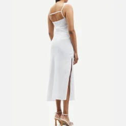 Dresses|Dresses|Ganni Samsøe Samsøe Sahira Organic Cotton Midi Dress - L