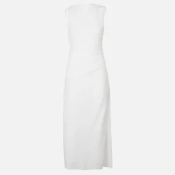 Dresses|Dresses|Ganni Samsøe Samsøe Sahira Organic Cotton Midi Dress - L