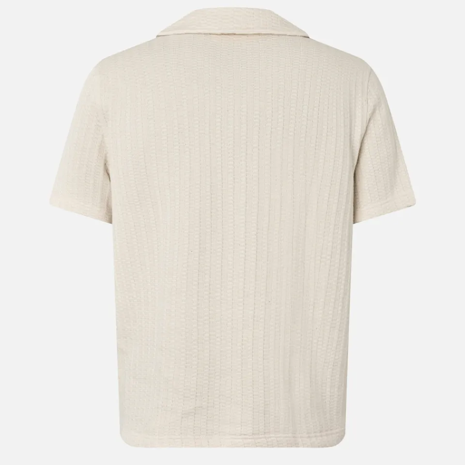 Shirts|Shirts|Birkenstock Samsøe Samsøe Sakvistbro Cotton-Blend Waffle Shirt - S