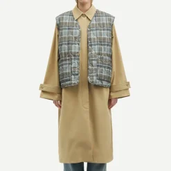 Jackets|Coats|Ganni Samsøe Samsøe Sarooney Gabardine Trench Coat - M
