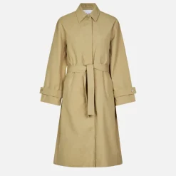 Jackets|Coats|Ganni Samsøe Samsøe Sarooney Gabardine Trench Coat - M