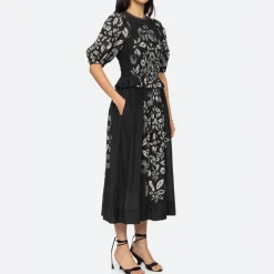 Dresses|Dresses|Polo Ralph Lauren Sea New York Thea Printed Cotton-Blend Gauze Dress - US 6/ UK 10