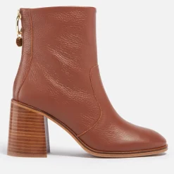 Boots|See By Chloé Aryel Leather Heeled Boots - UK 4