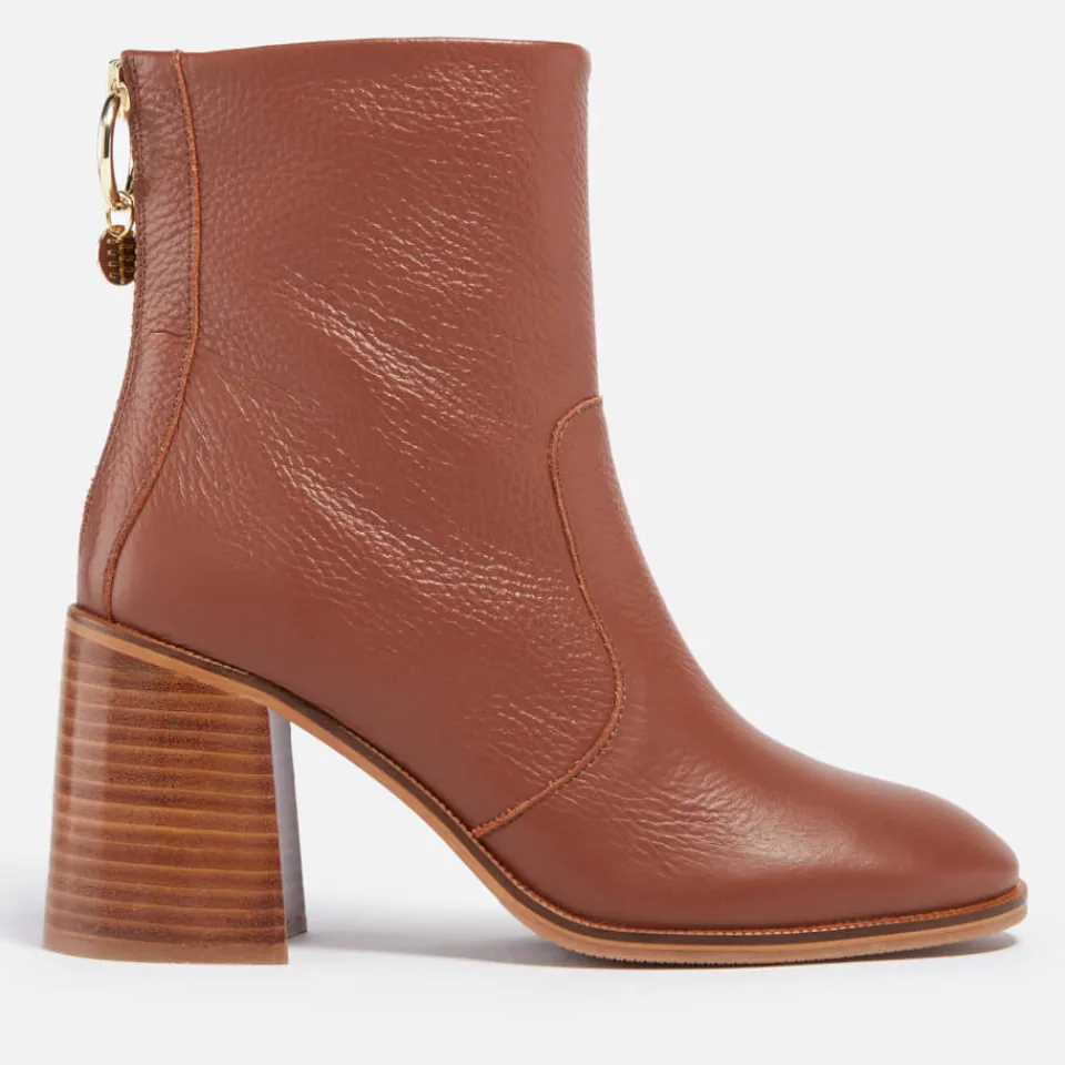 Boots|See By Chloé Aryel Leather Heeled Boots - UK 4