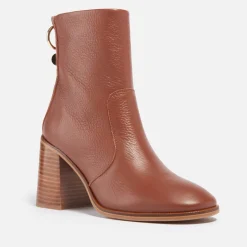 Boots|See By Chloé Aryel Leather Heeled Boots - UK 4