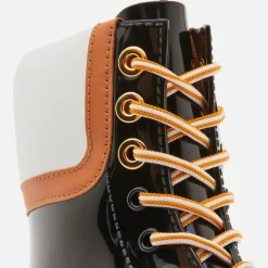 Boots|Dr. Martens See By Chloé Women's Florrie PVC Rain Boots - Dark Red - UK 3