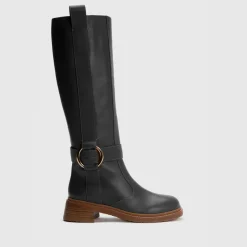 Boots|Dr. Martens See By Chloé Women's Leather Knee High Boots - 3