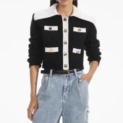 Knitwear|Dr. Martens Self-Portrait Alpaca-Blend Knit Cardigan - L