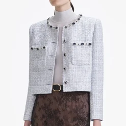 Jackets|Coats|Dr. Martens Self-Portrait Bouclé Jacket - UK 6