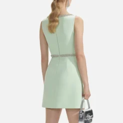 Dresses|Dresses|Self-Portrait Crepe Mini Dress - UK 10