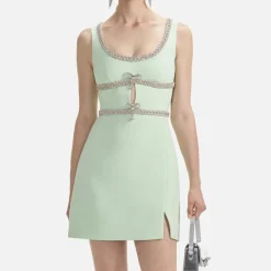 Dresses|Dresses|Self-Portrait Crepe Mini Dress - UK 10