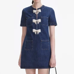 Dresses|Dresses|Dr. Martens Self-Portrait Denim Mini Dress - UK 10