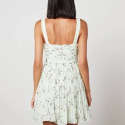 Dresses|Dresses|Self-Portrait Floral-Printed Chiffon Mini Dress - UK 12/US 8