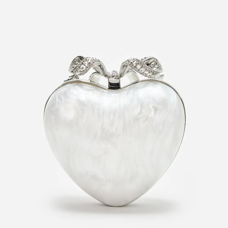 Bags|Dr. Martens Self-Portrait Pearlescent Acrylic Heart Clutch