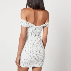 Dresses|Dresses|ROTATE Birger Christensen Self-Portrait Polka-Dot Print Chiffon Mini Dress - UK 6/US 2