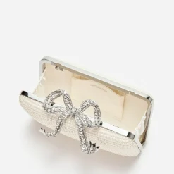 Bags|Dr. Martens Self-Portrait Satin Faux Pearl Box Clutch