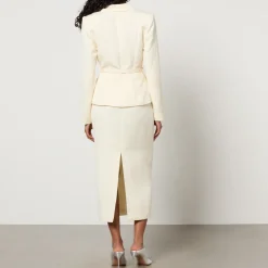 Dresses|Dresses|Self-Portrait Tailored Twill Midi Dress - UK 10