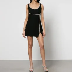 Dresses|Dresses|Self-Portrait Textured Wool Mini Dress - US 2/UK 6