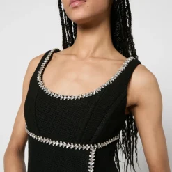 Dresses|Dresses|Self-Portrait Textured Wool Mini Dress - US 2/UK 6
