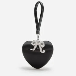 Bags|Dr. Martens Self-Portrait Top Handle Satin Heart Clutch