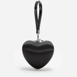 Bags|Dr. Martens Self-Portrait Top Handle Satin Heart Clutch