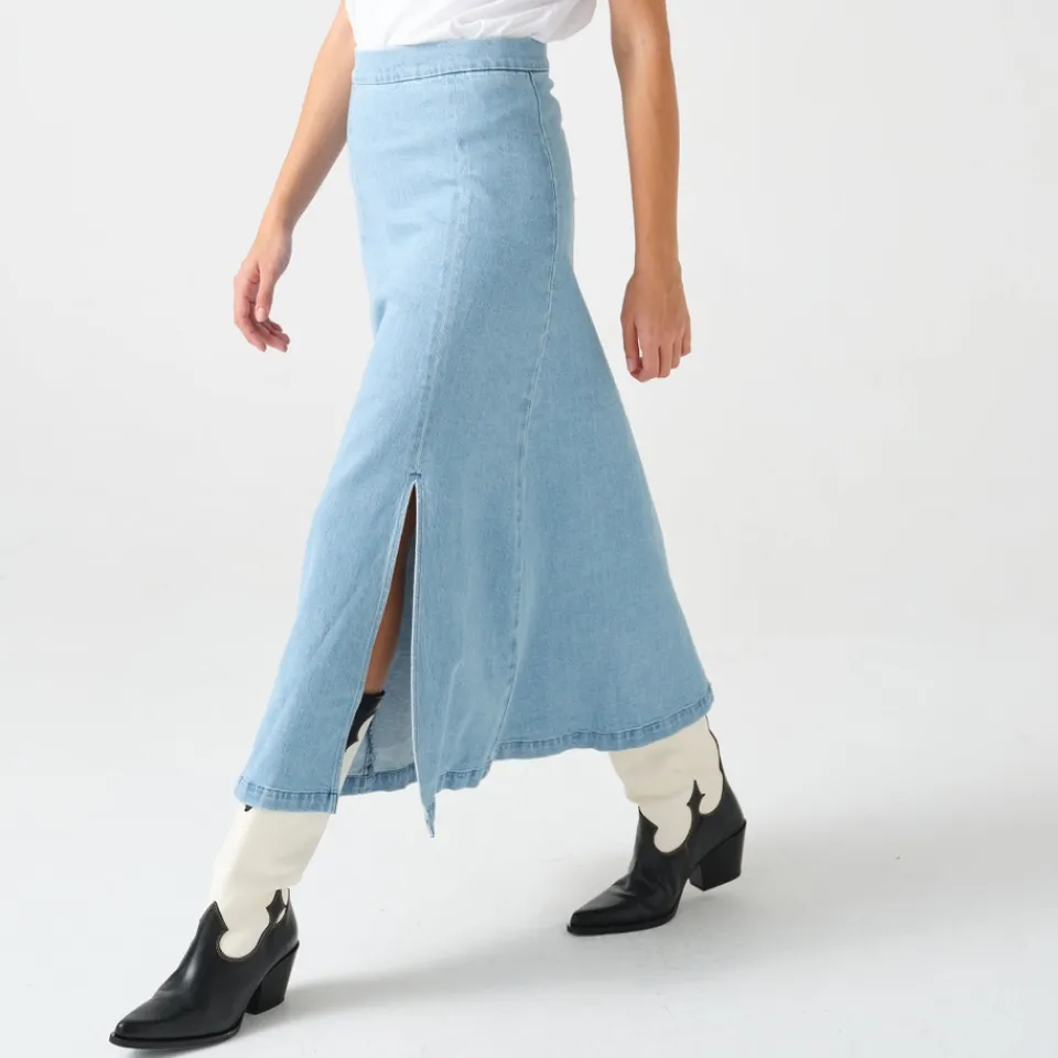 Skirts|Skirts|Stine Goya Seventy + Mochi Faye Denim Slip Skirt - XS
