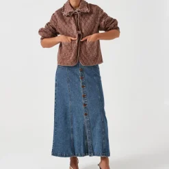 Jackets|Coats|Seventy + Mochi Heidi Quilted Cotton-Blend Jacket - XS