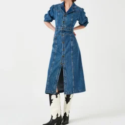 Dresses|Dresses|Dr. Martens Seventy + Mochi Mia Midi Denim Dress - XS
