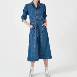 Dresses|Dresses|Dr. Martens Seventy + Mochi Mia Midi Denim Dress - XS