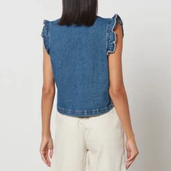 Jackets|Coats|Birkenstock Seventy + Mochi Pablo Denim Waistcoat - UK 12