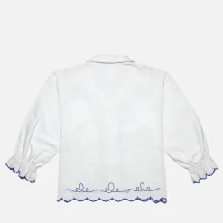 T-Shirts And Tops|Shirts And Blouses|Nobody's Child Seventy + Mochi Western Sophia Cotton-Poplin Blouse - XL