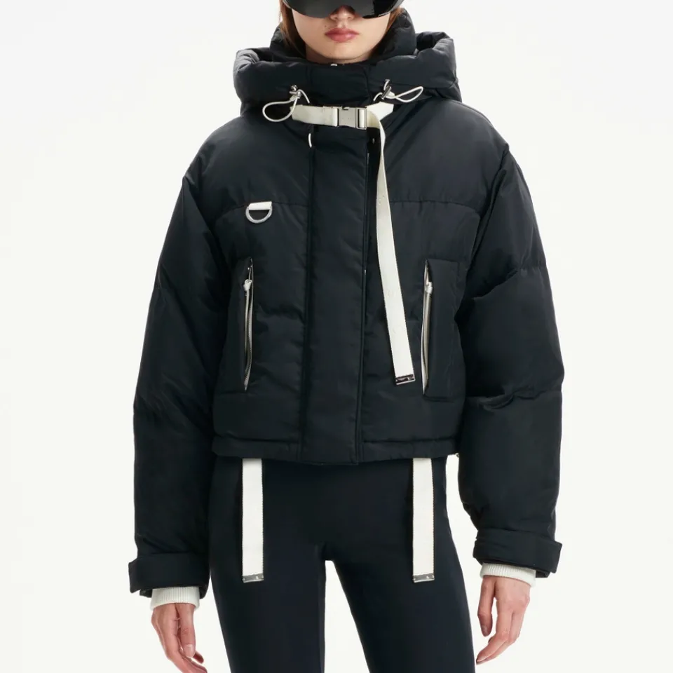 Jackets|Coats|Shoreditch Ski Club Willow Ivy Shell Puffer Jacket - S