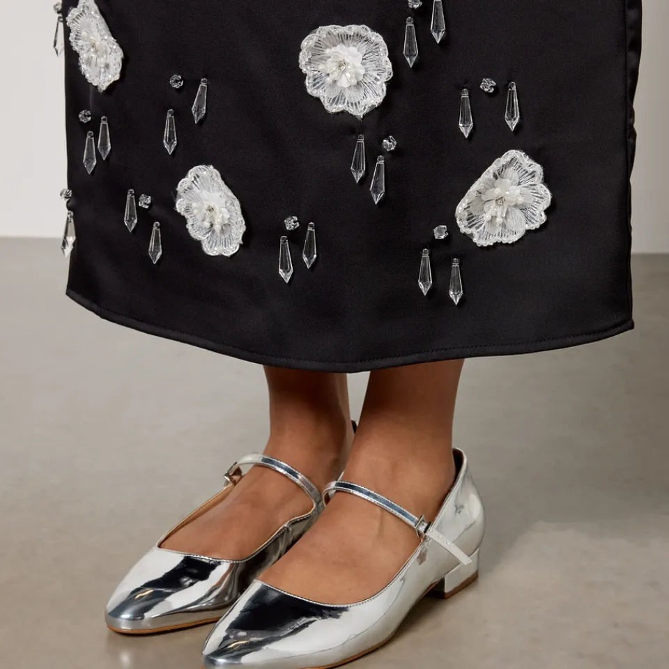 Skirts|Skirts|By Malene Birger Sister Jane Desert Hearts Satin Midi Skirt - S/UK 8