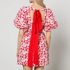 Dresses|Dresses|Stine Goya Sister Jane Dream Floral-Jacquard Organza Midi Dress - XS/UK 6