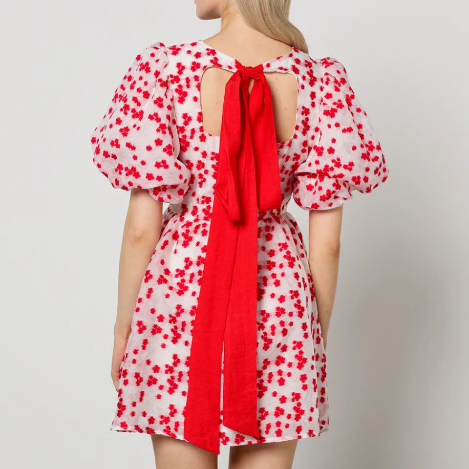 Dresses|Dresses|Stine Goya Sister Jane Dream Floral-Jacquard Organza Midi Dress - XS/UK 6