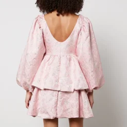 Dresses|Dresses|Cras Sister Jane Dream Watercolour Floral-Jacquard Mini Dress - M/UK 10