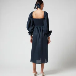 Dresses|Dresses|Sleeper Atlanta Linen Midi Dress - XS