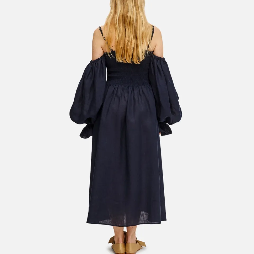 Dresses|Dresses|AMI Sleeper Cancan Linen Maxi Dress - S