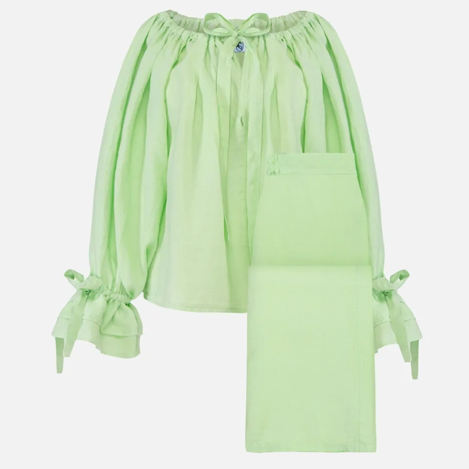 Loungewear|Sleeper Flamenco Linen Set - S