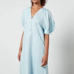 Dresses|Dresses|Sleeper Garden Linen Midi Dress - S